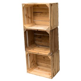 Caisses en Bois en lot : caisses à Fruits Vintage Originales pour la Construction de Meubles ou comme décoration