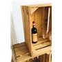 Caisses en Bois en lot : caisses à Fruits Vintage Originales pour la Construction de Meubles ou comme décoration, caisses à Pomm