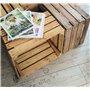 Caisses en Bois en lot : caisses à Fruits Vintage Originales pour la Construction de Meubles ou comme décoration, caisses à Pomm