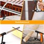 Kit de scie à métaux 12 en 1 - Scie à main multifonction pour camping et extérieur - Mini scie à fil universelle avec valise - S