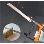 Kit de scie à métaux 12 en 1 - Scie à main multifonction pour camping et extérieur - Mini scie à fil universelle avec valise - S