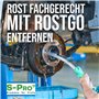 S-Pro - RostGo Degrippant spray rouille neutre 750ml - Spray efficace contre les taches de rouille sur les surfaces poreuses en 