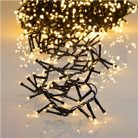 INtrenDU Guirlande lumineuse LED Blanc chaud pour l'éclairage extérieur et intérieur
