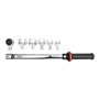 STIER Clé dynamométrique Multi+ 40-200 Nm, 7 pièces avec accessoires et porte-accessoire carré, Industrie, automobile, énergie, 