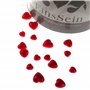 EinsSein 50g Perles Coeur Mix 5-10mm Rouge Brillant Confetti Paillette Paillettes confiti Mariage Sortie eglise Decoration Table