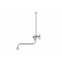 Thermoflow QMIX10 Robinet mélangeur à Deux poignées pour Le Rangement sur la Table, Chromée, (H x B x T): 240 x 100 x 40 mm
