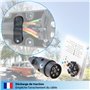 valonic Prise de remorque - 7 Broches, Noir, y Compris Le gabarit de câblage - pour caravanes et remorques de Transport