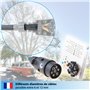 valonic Prise de remorque - 7 Broches, Noir, y Compris Le gabarit de câblage - pour caravanes et remorques de Transport