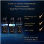 Satin Naturel Coffret Cadeau Homme - Nettoyant Visage Homme + Creme Hydratante Visage Homme + Crème Contour des Yeux Anti Cerne 