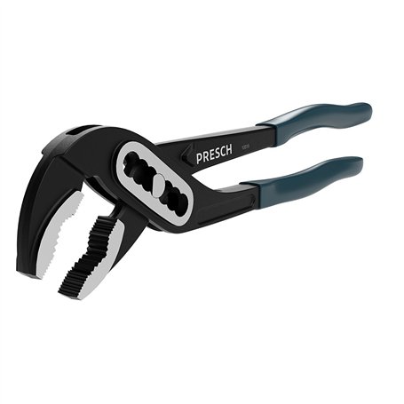 Presch Pince multiprise - 240 mm longue noire à réglage rapide - Pince universelle robuste - Poignée ergonomique en caoutchouc -