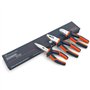 Presch Jeu de 3 pinces - Lot professionnel avec pince à becs 1/2 rond, pince coupante 160 mm et pince universelle 180 mm - Set d