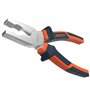 Presch Jeu de 3 pinces - Lot professionnel avec pince à becs 1/2 rond, pince coupante 160 mm et pince universelle 180 mm - Set d