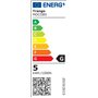 TRANGO 6740-45 Lot de 4 éclairage d'armoire de cuisine noir mat *COOK* encastrable - spot encastré avec module LED 4x 4,8 watts 