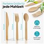 Cuillères en bois jetables