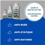 Pandacleaner - Kit de recharge de 500 ml de nettoyant pour lunettes - 2 x 250 ml - Avec chiffon de nettoyage pour lunettes - San