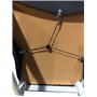 SCHEFFLER-Home Tendeurs élastiques/Set de 4 / Tendeurs draps housses réglables en noir avec clips métalliques et élastique rond 