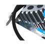 eXODA Câble de batterie 100cm câble d'alimentation en cuivre 35 mm² avec cosses à œillets M10