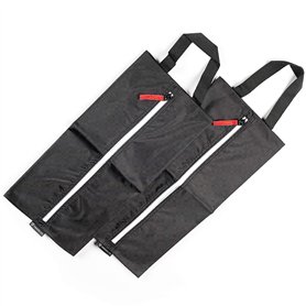 TRAVELTO Lot de 2 Sacs de Sport pour Chaussures en Nylon - Sac de Sport avec Fermeture à glissière - Sac Rangement - Accessoires