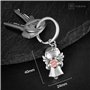 FABACH Porte-clés ange gardien étoile avec volant – conduite doucement ange gardien pour les automobilistes – porte-clés voiture