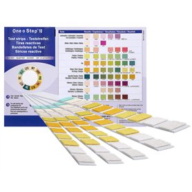 15 x One+Step Test de Bandelettes de santé - multi 10 paramètre - avec une carte de référence