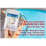 One+Step 50 bandelettes de test de piscine - testeur d'eau 6-en-1 - testeur de piscine pour piscine/aquarium