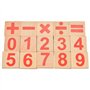 Natureich Montessori Mathématique Tableau Garçon et Fille, Enfants à Partir 3 Ans, Planche Empilage Éducatif, Jouets en Bois Boî