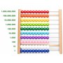Natureich Montessori Abacus Mathématique 1-100 Nombres Tableau Garçon et Fille, Enfants à Partir 3 Ans, Planche Trier Éducatif, 