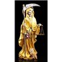 Santa Muerte Figurine Couleurs d'or - Reaper Moissonneur Le allerheilgste Tod