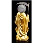 Santa Muerte Figurine Couleurs d'or - Reaper Moissonneur Le allerheilgste Tod