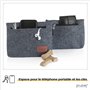 PiuPet® Sac à friandises pour Chien I 3 Compartiments I Fermeture magnétique I Sac Chien idéal pour Le entraînement des Chien I 
