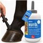 Huile pour sabots chevaux avec pinceau 480ML Baume pour sabots - Graisse I Soin des sabots & de la fourchette I Contre les sabot