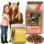 Friandises Chevaux Banane + Graisse à Sabots Hydratante 500 ML 400ml – Soin Sabots Secs et Fissurés – Baume Nourrissant pour Che
