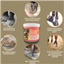 Friandises Chevaux Banane + Graisse à Sabots Hydratante 500 ML 400ml – Soin Sabots Secs et Fissurés – Baume Nourrissant pour Che