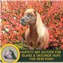 EMMA Huffett Horses with Laurel Oil Gel pour sabot Rose I Baume pour sabots sains I Graisse de sabot pour chevaux avec pinceau A