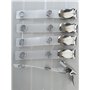 Lot de 5 clips de fixation pour badges pivotants résistants – porte-badge pour cartes de crédit (renforcé en tissu)