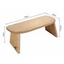 My Fat Gorilla Banc de Méditation Pliable en Bambou, Siège de Yoga Ergonomique, pour Une Expérience de Méditation Profonde et Co