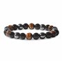 PURAJA Bracelet de protection en pierres précieuses véritables | Triple protection grâce aux pierres de protection: Tourmaline