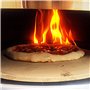 Mahlzeit Set de 4 pièces pour pizza | Pierre à pizza avec pelle, coupe-pizza et spatule | Pierre à pizza pour four et grill | Se