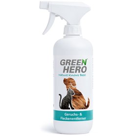 Green Hero Stop Pipi Produit Destructeur d'Odeurs et Détachant Nettoyant Biologique Enzymatique Prêt à l'Emploi contre l'Odeur d
