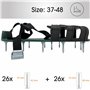 Pangolino Chaussures à ongles entièrement assemblés - Clous de 42 mm + clous de 60 mm - Utilisé comme aérateur de pelouse ou com