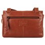 X-ZONE Sac à Bandoulière en Cuir Véritable pour Femme | Vintage avec Fermeture Magnétique | Crossbody Rétro avec Couture Sellier