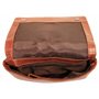 X-ZONE Sac à Bandoulière en Cuir Véritable pour Femme | Vintage avec Fermeture Magnétique | Crossbody Rétro avec Couture Sellier