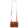 X-ZONE Sac à Bandoulière en Cuir Véritable pour Femme | Vintage avec Fermeture Magnétique | Crossbody Rétro avec Couture Sellier