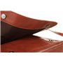X-ZONE Sac à Bandoulière en Cuir Véritable pour Femme | Vintage avec Fermeture Magnétique | Crossbody Rétro avec Couture Sellier