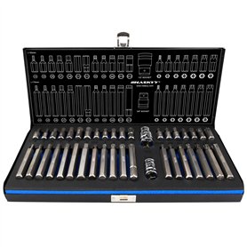 XZN - Lot de 40 douilles hexagonales - Torx à dents multiples - Torx : T20