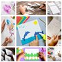 ELES VIDA - Papier blanc - 25 feuilles A4 - 300 g/m² - Blanc neige clair - Mat - Idéal pour photographie, présentations, travaux