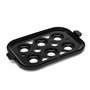 Linsar - Cuisinier d'oeufs - 6 oeufs à dureté sélectionnable (molle, moyenne, dure) - En acier inoxydable - Incl. bol doseur ave