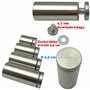 Euro Tische Lot de 4 entretoises en métal avec vis Ø 2,5 cm