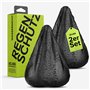 VELMIA Lot de 2 housses de selle de vélo imperméables - Durable et légère - Housse de selle de vélo - Housse de selle de vélo -
