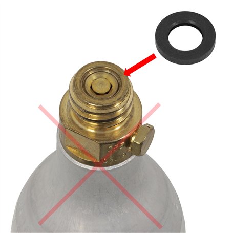 Snapworld-Kaffee 1 Joint de Rechange pour Bouteille Cylindre C02 Compatible avec Brita Cystal Sodaclub Wassermaxx MySodaPop Spud